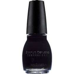 Sinful Colors Nail Polish #103 Black on Black 15ml